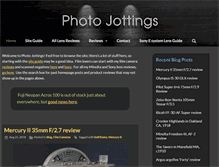 Tablet Screenshot of photojottings.com
